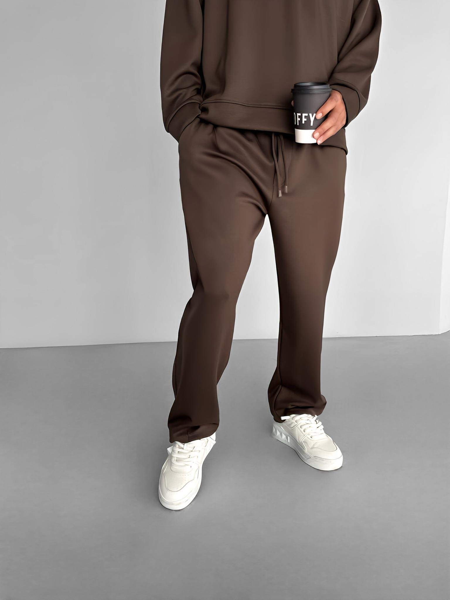 Brown Basic summer sweatpants