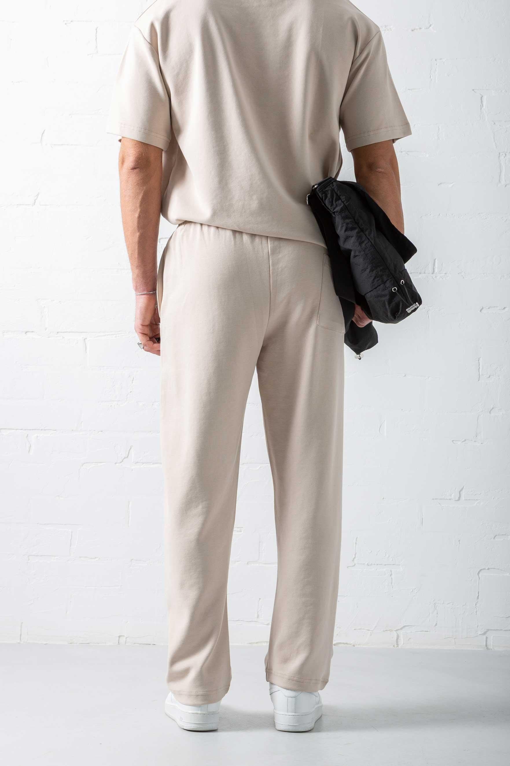 Beige Basic summer sweatpants