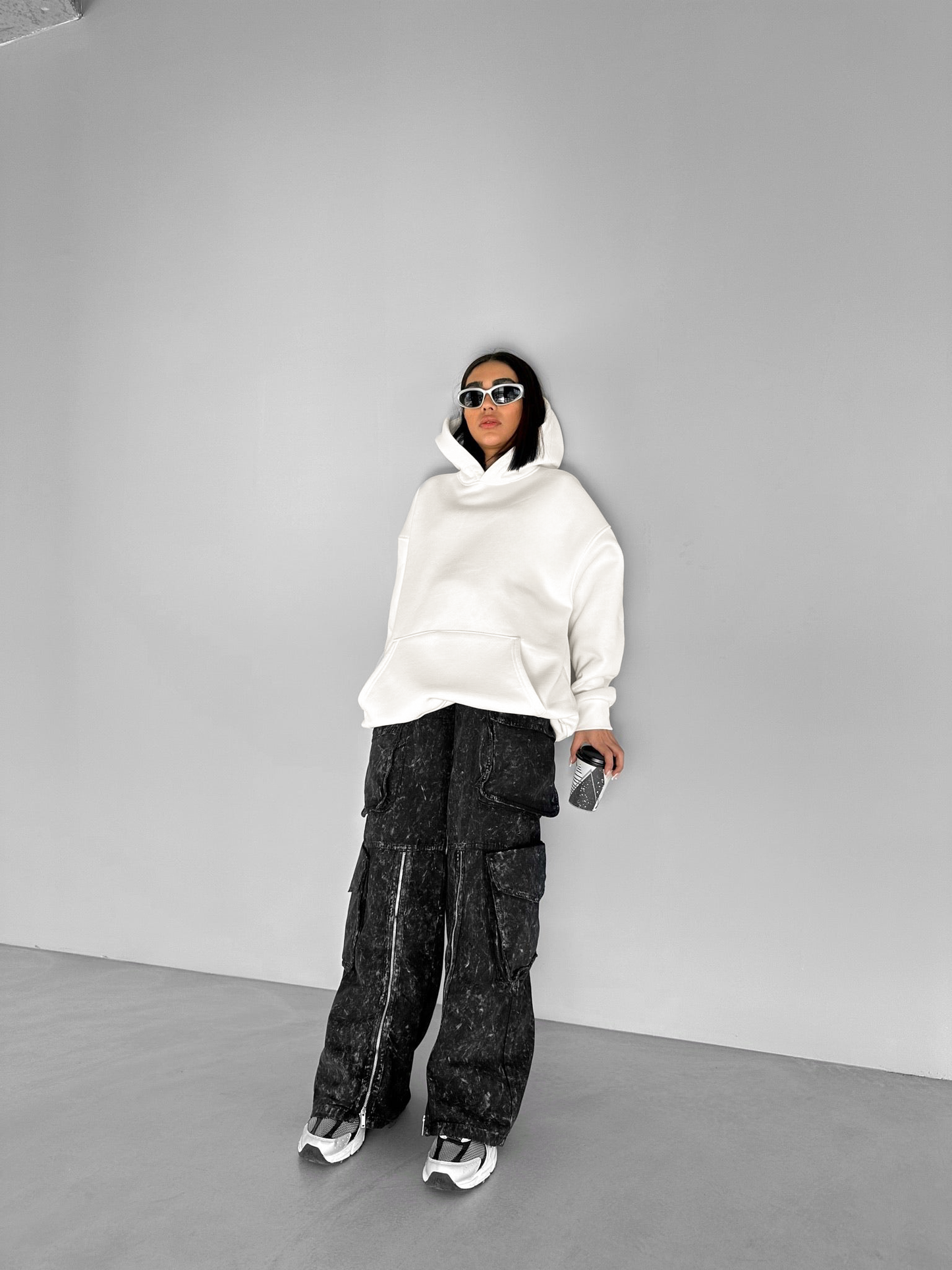 Off-White "Duck Off" Printed Oversize Hoodie