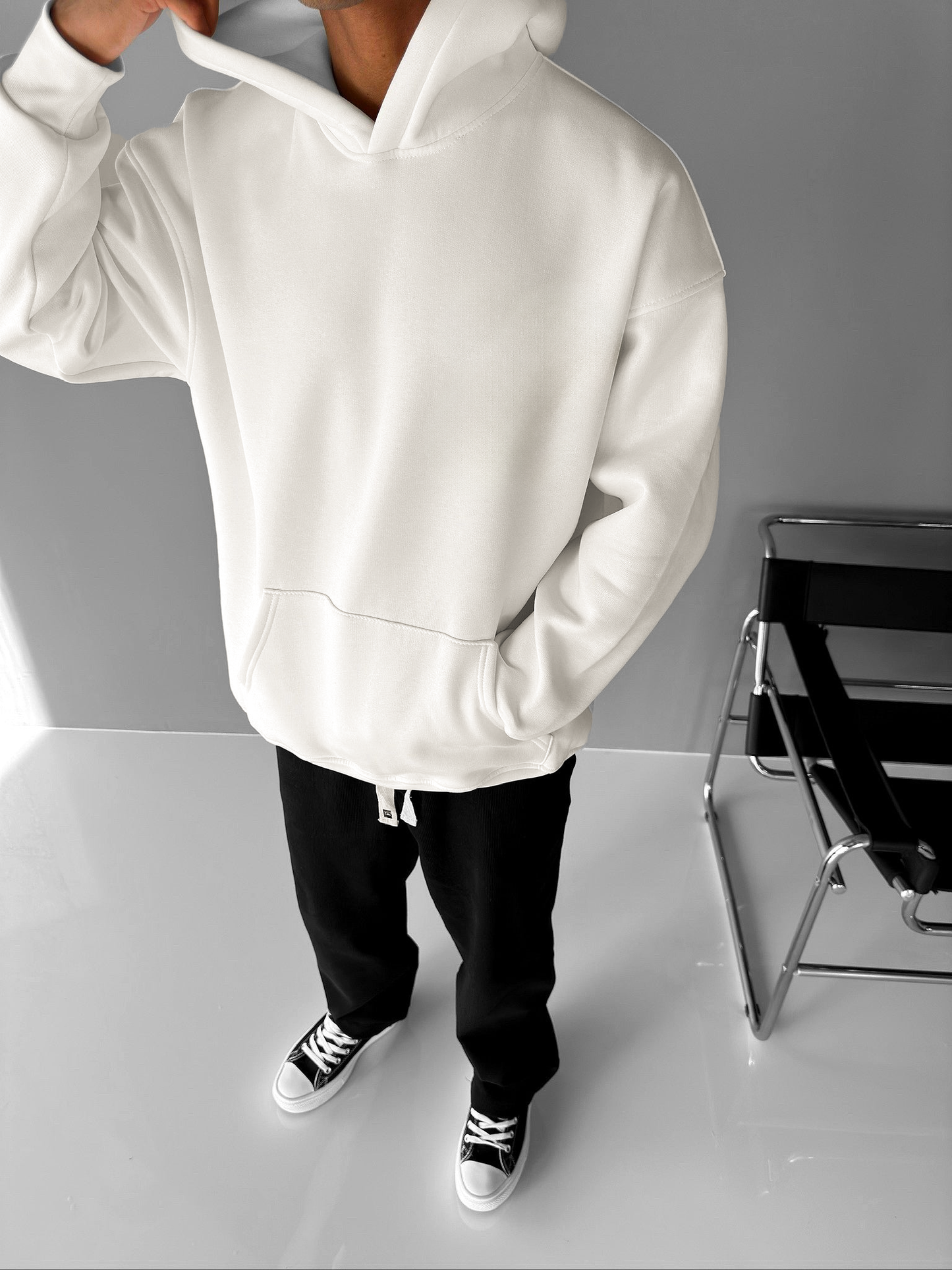 Off-White "Duck Off" Printed Oversize Hoodie