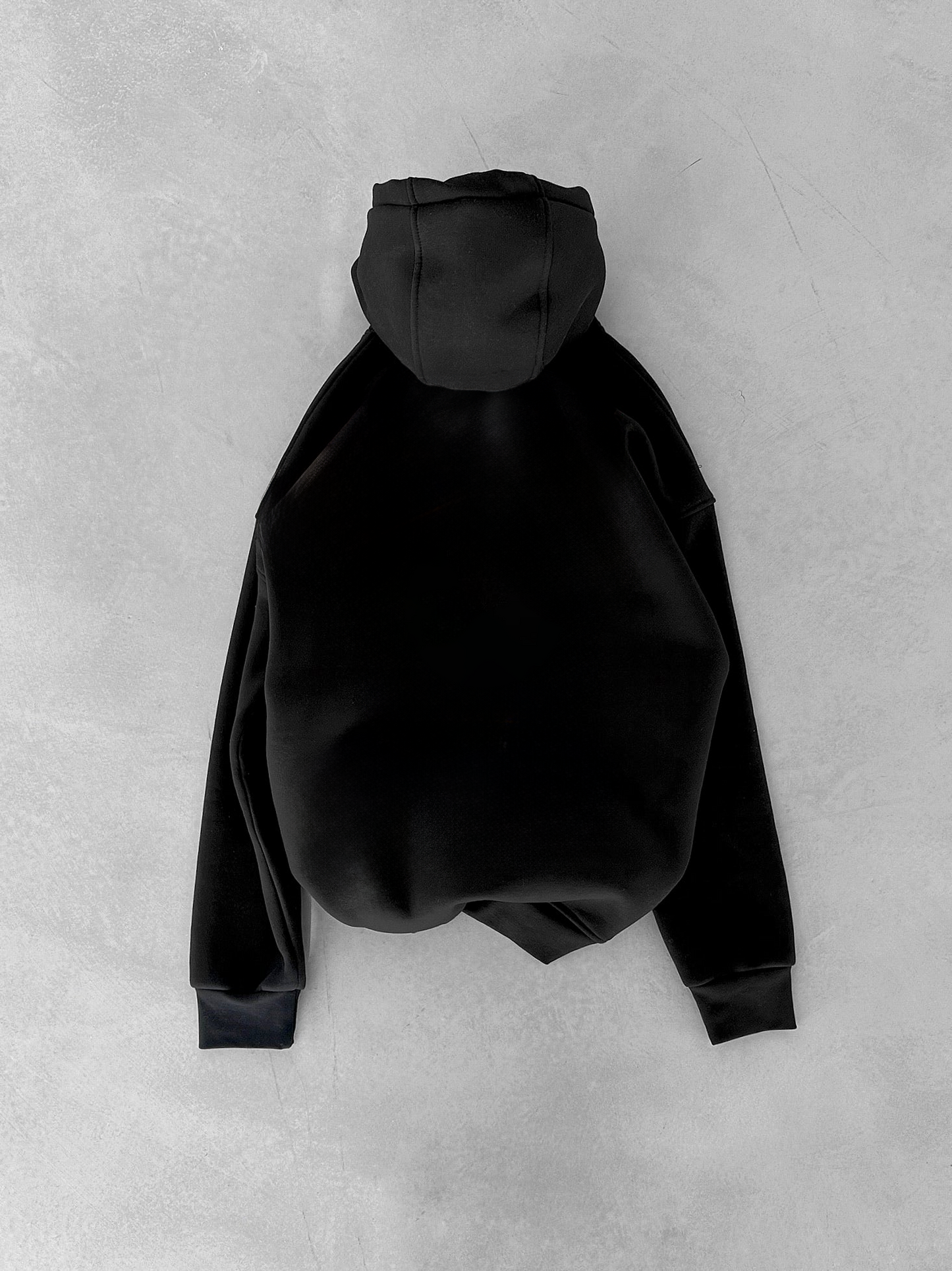 Black Basic Oversize Hoodie