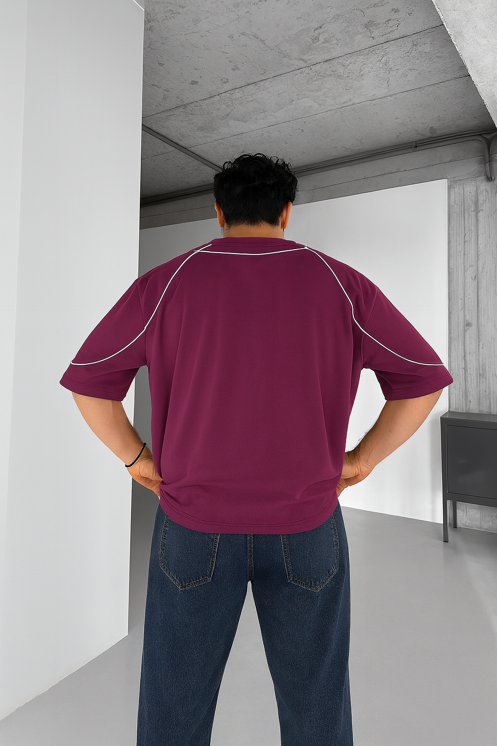 Purgendy Shadow Line Oversize T-Shirt