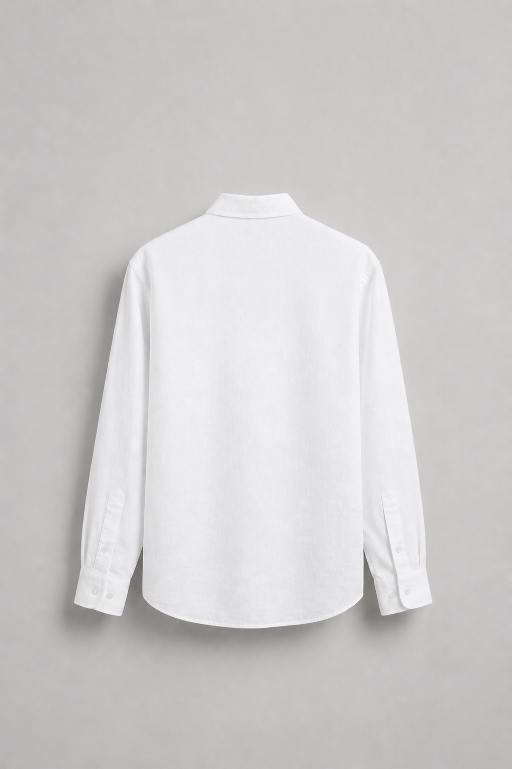 Long-Sleeve Linen Shirt Off-White