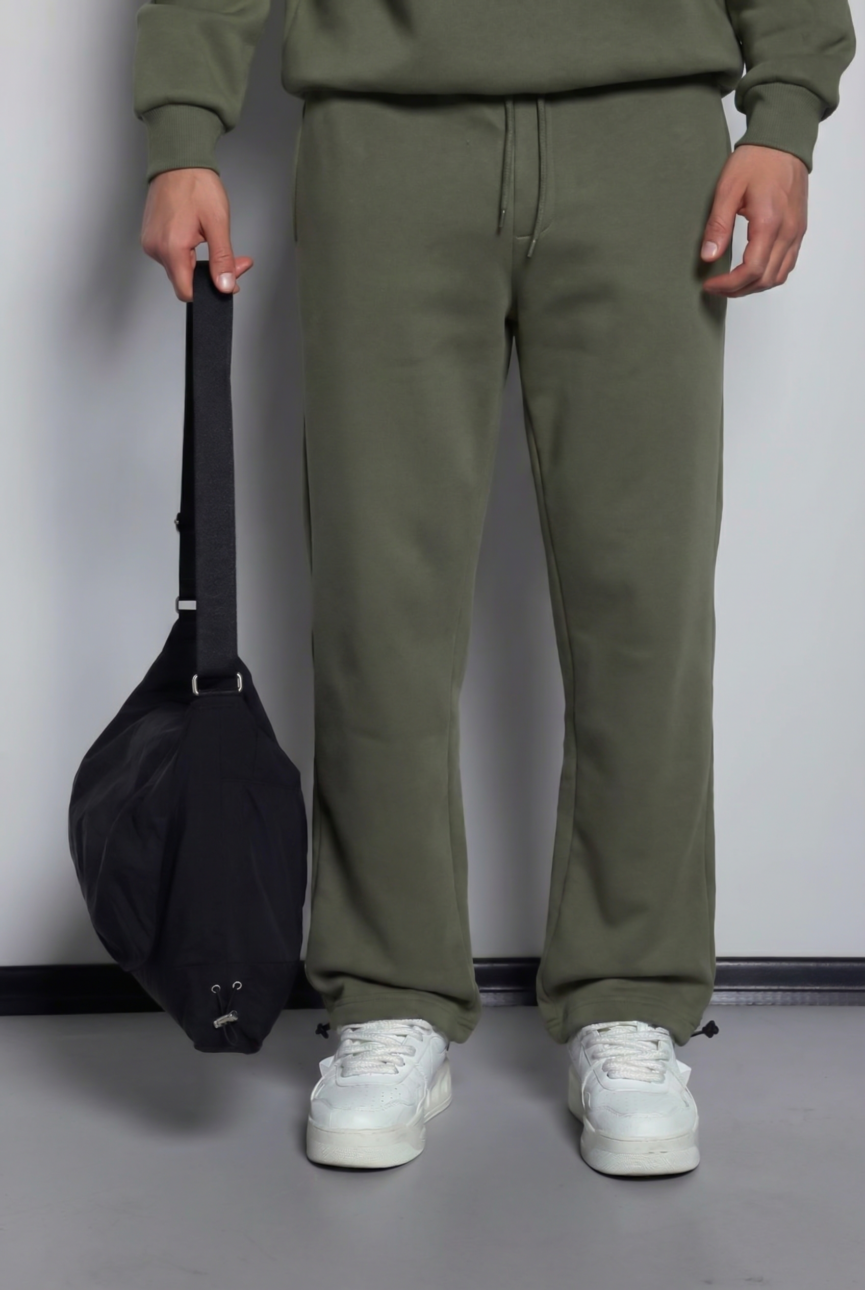 Army Green Premium Winter Sweatpants