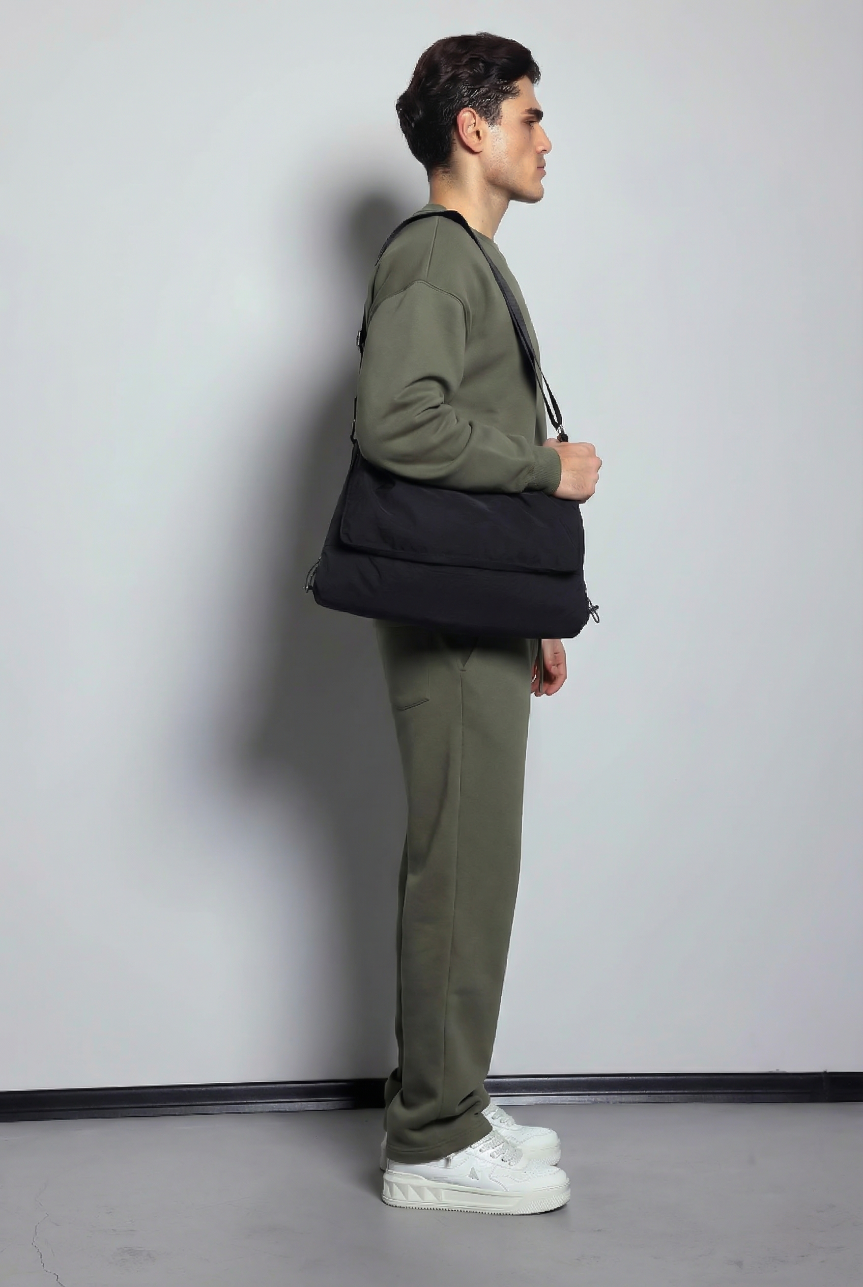 Army Green Premium Winter Sweatpants