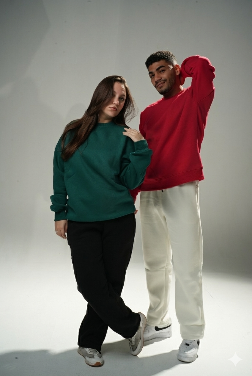 Crew Neck Basic Sweater