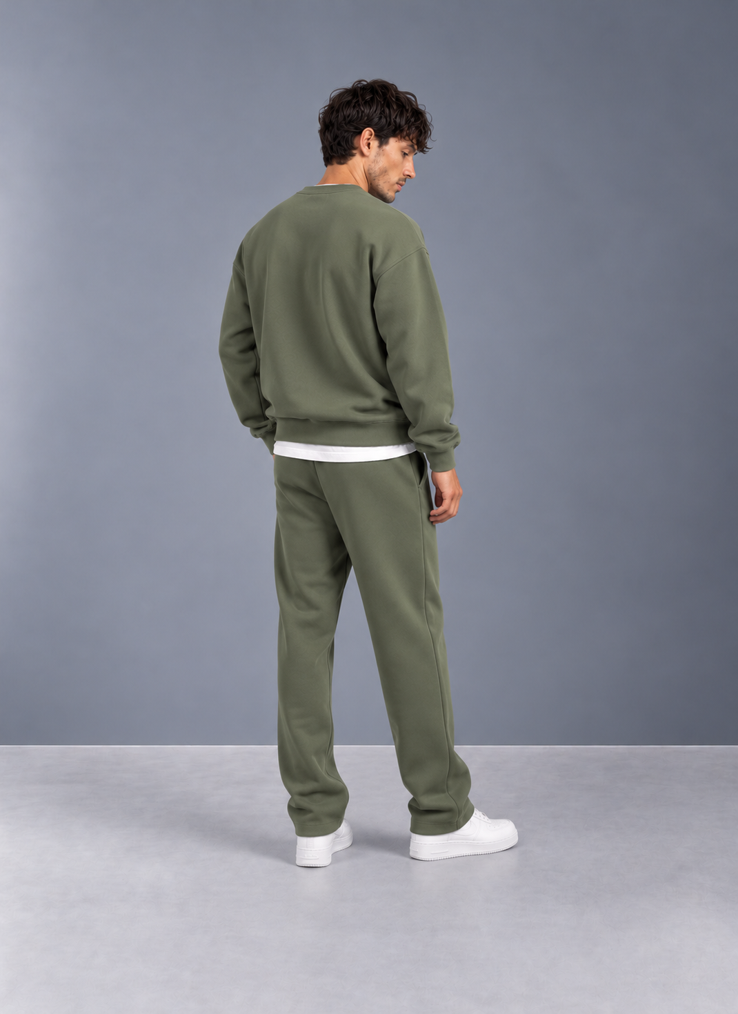 Army Green Premium Winter Sweatpants
