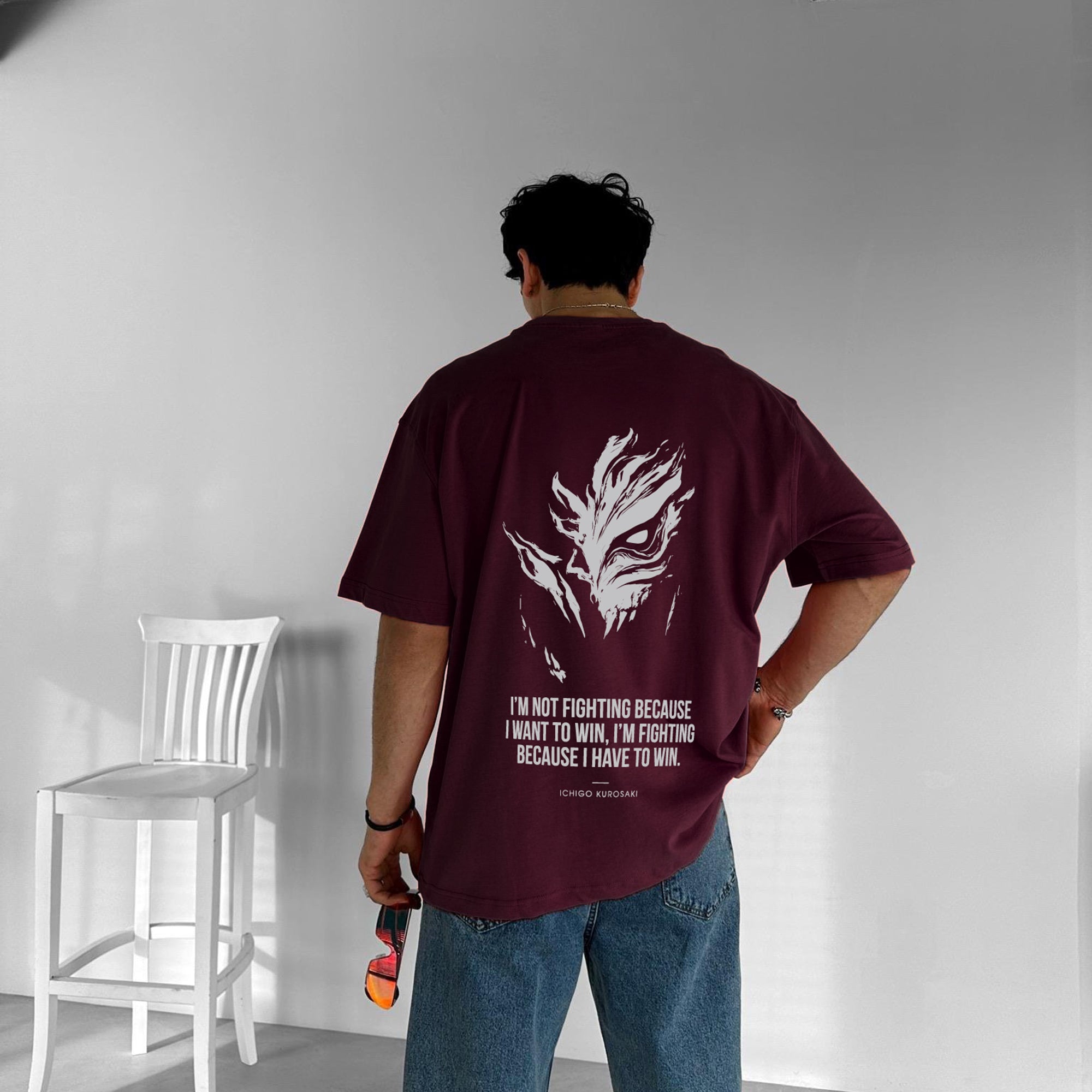 Purgendy "Bleach" Printed Over size T-Shirt