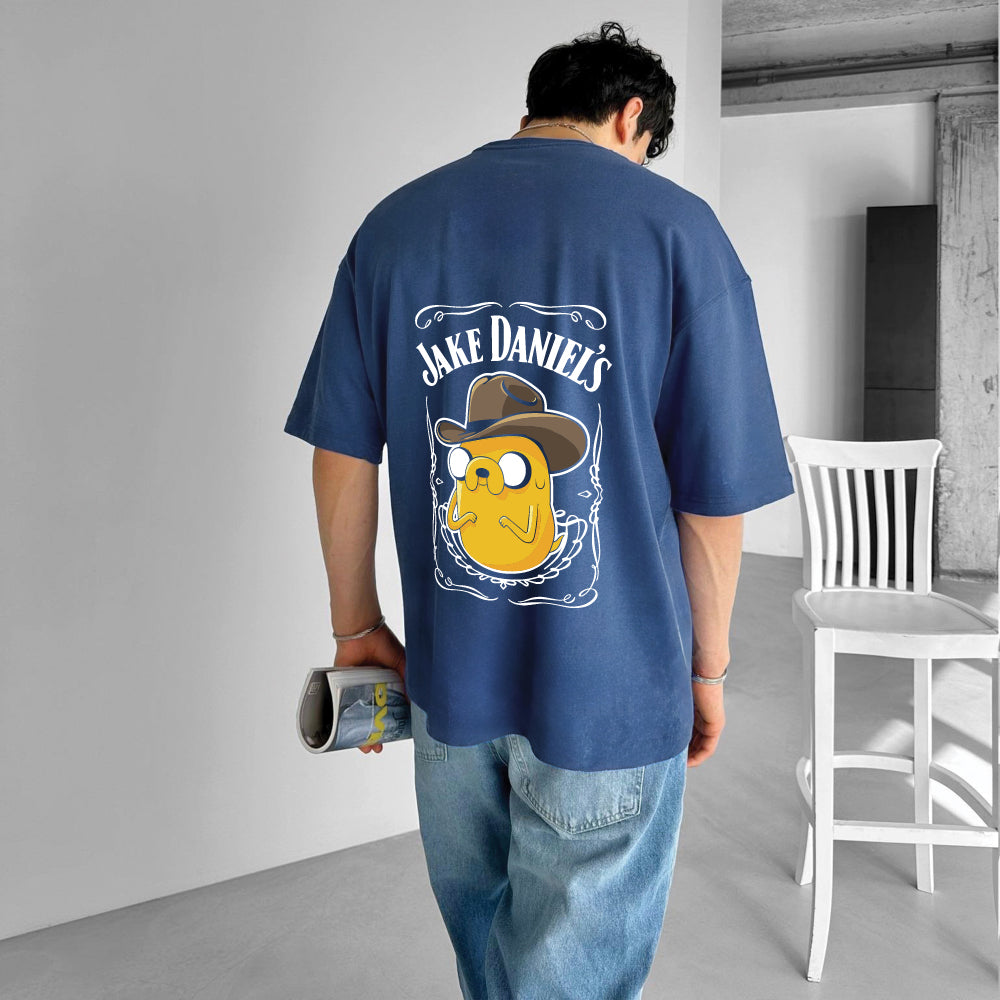 Petrol "Jake" Printed Over size T-Shirt