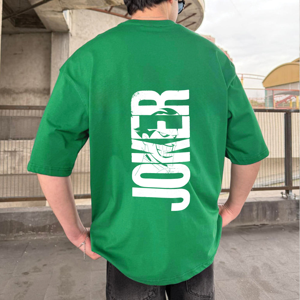 Green "Joker" Printed Over size T-Shirt