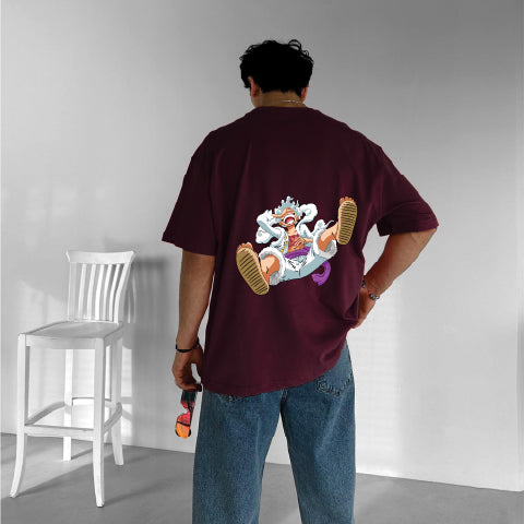 Purgendy "Joy Boy" Printed Over size T-Shirt