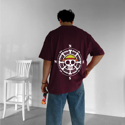 Purgendy "One Piece" Printed Over size T-Shirt