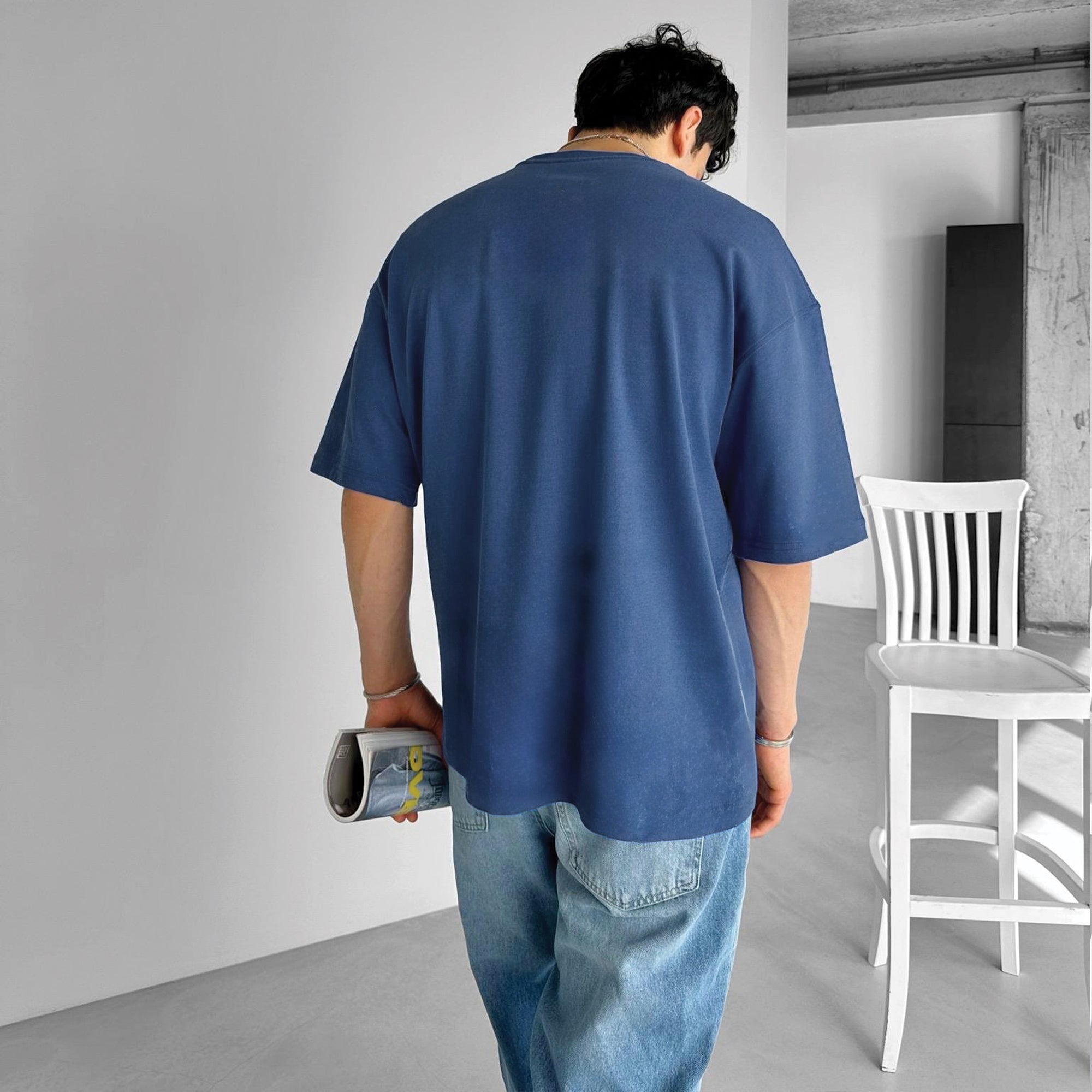Petrol Basic Over size T-Shirt