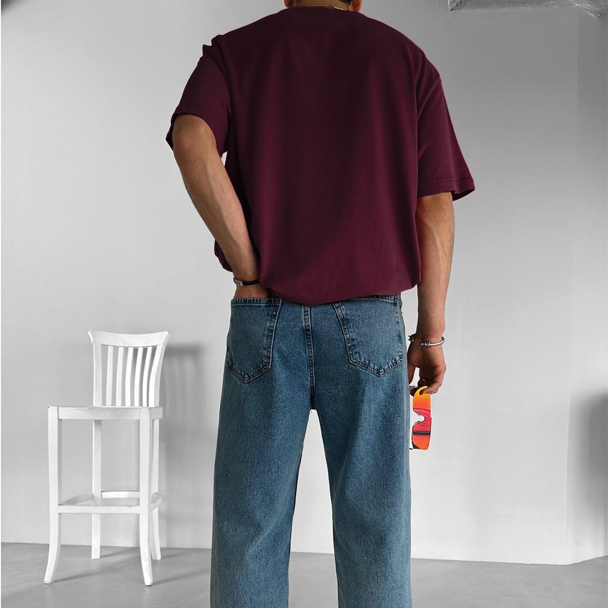 Purgendy Basic Over size T-Shirt