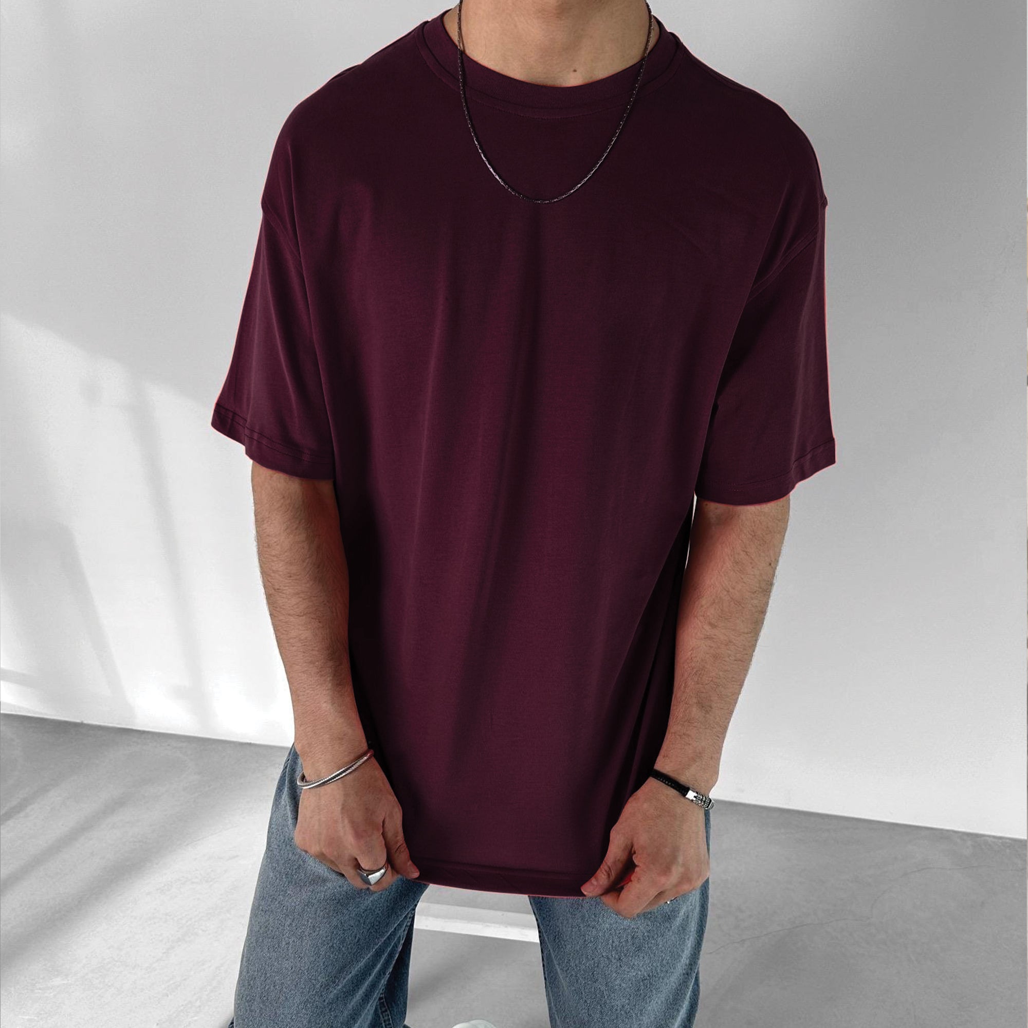 Purgendy "Duck Off" Printed Over size T-Shirt