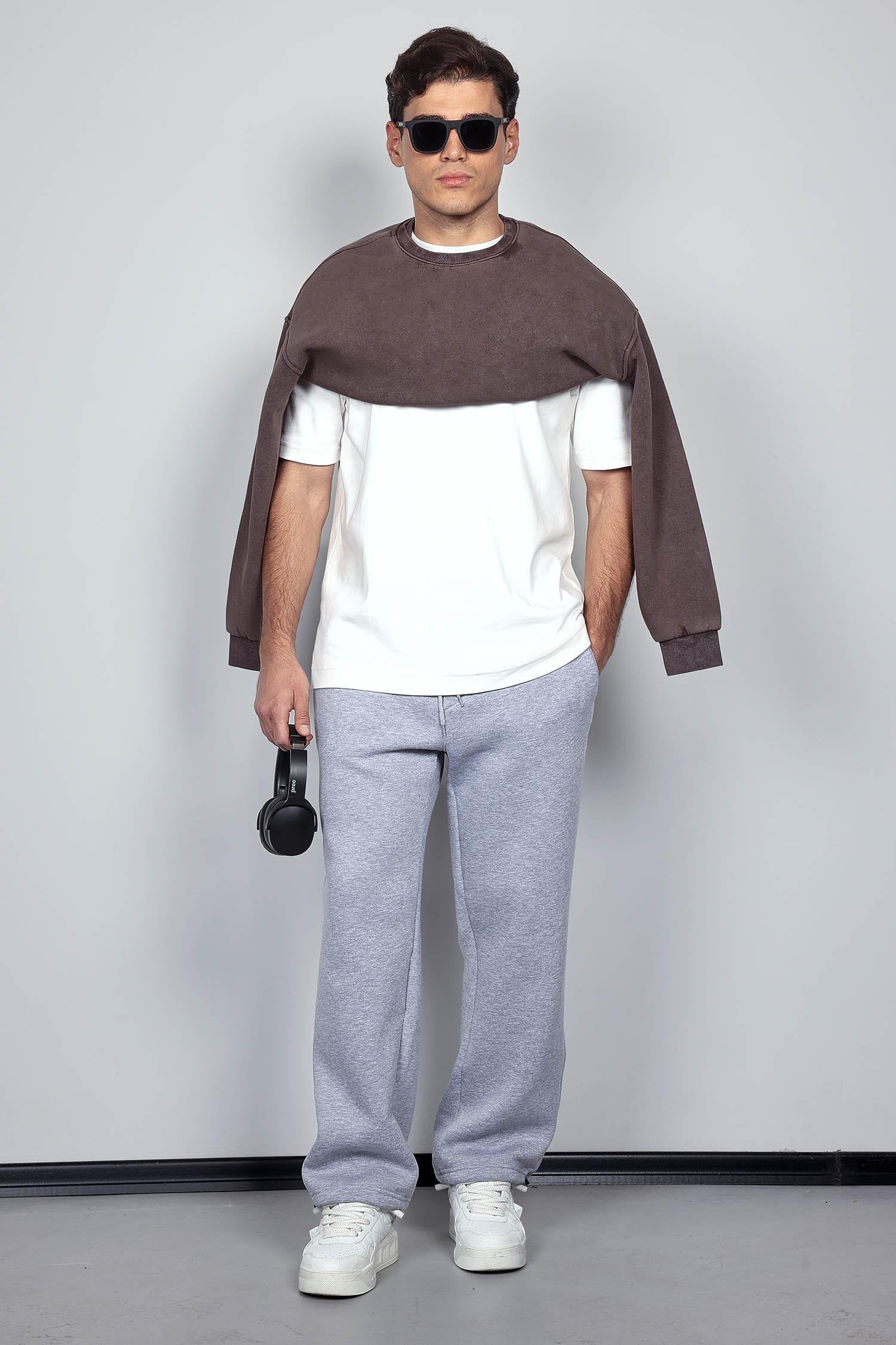 Light Gray Premium Winter Sweatpants