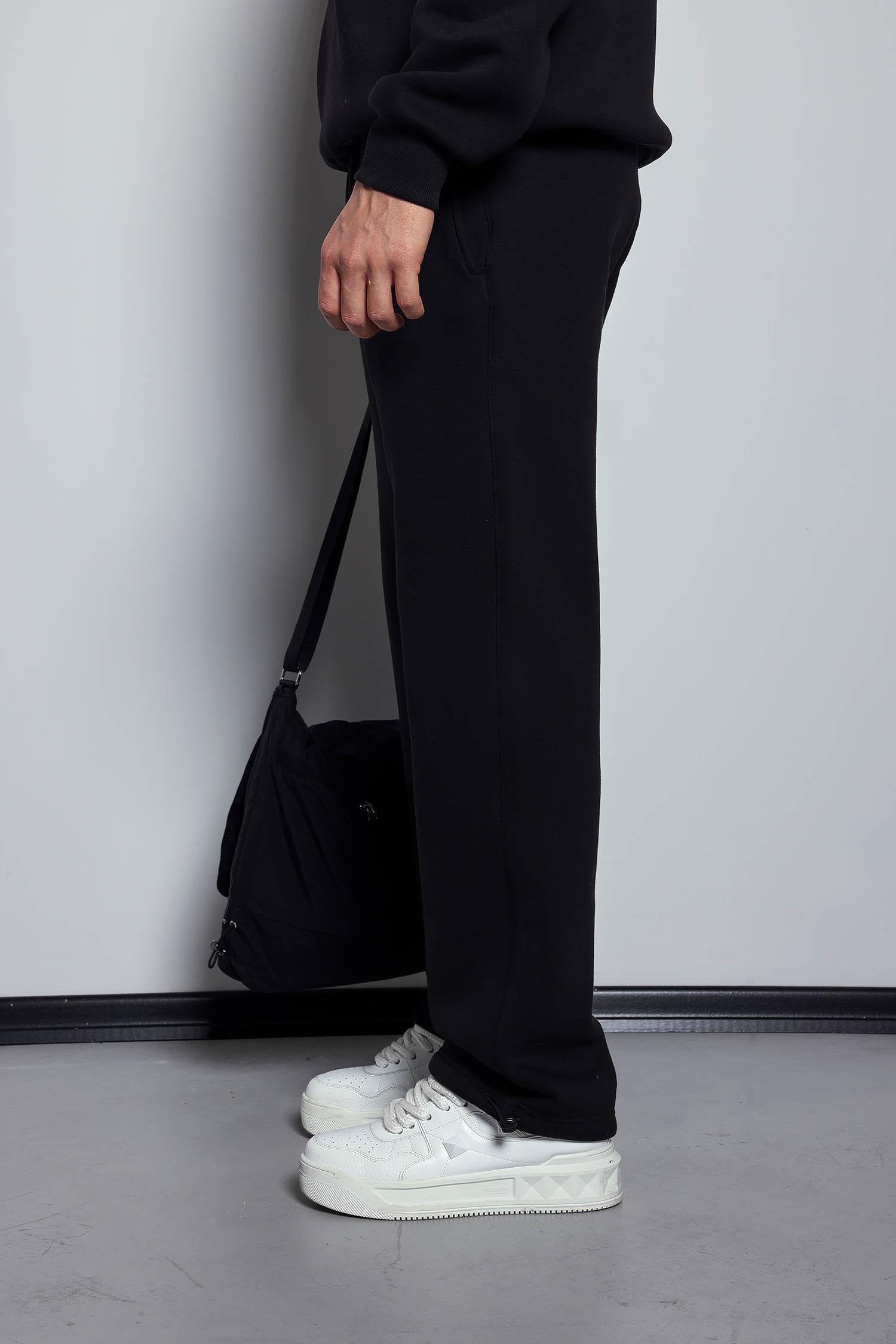 Black Premium Winter Sweatpants