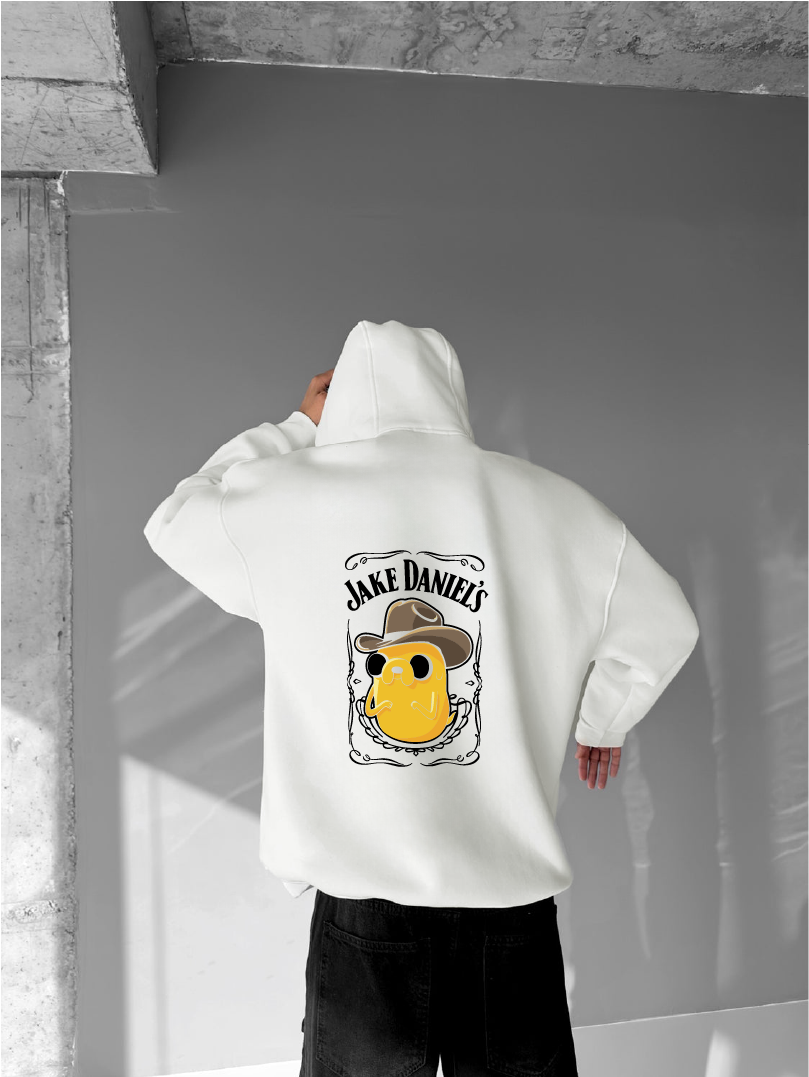 Off-White "Jake" Printed Oversize Hoodie
