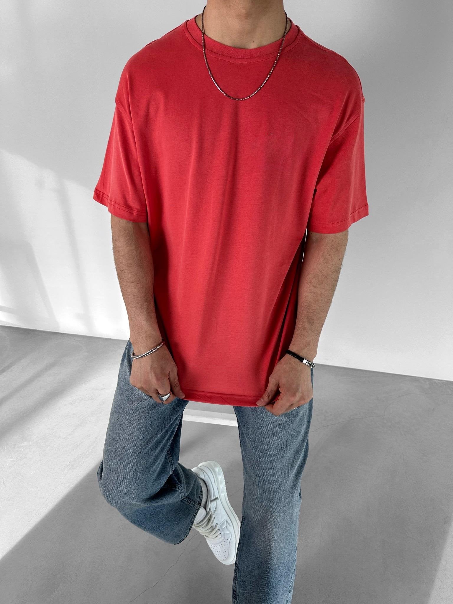 Red "Duck you" Printed Over size T-Shirt