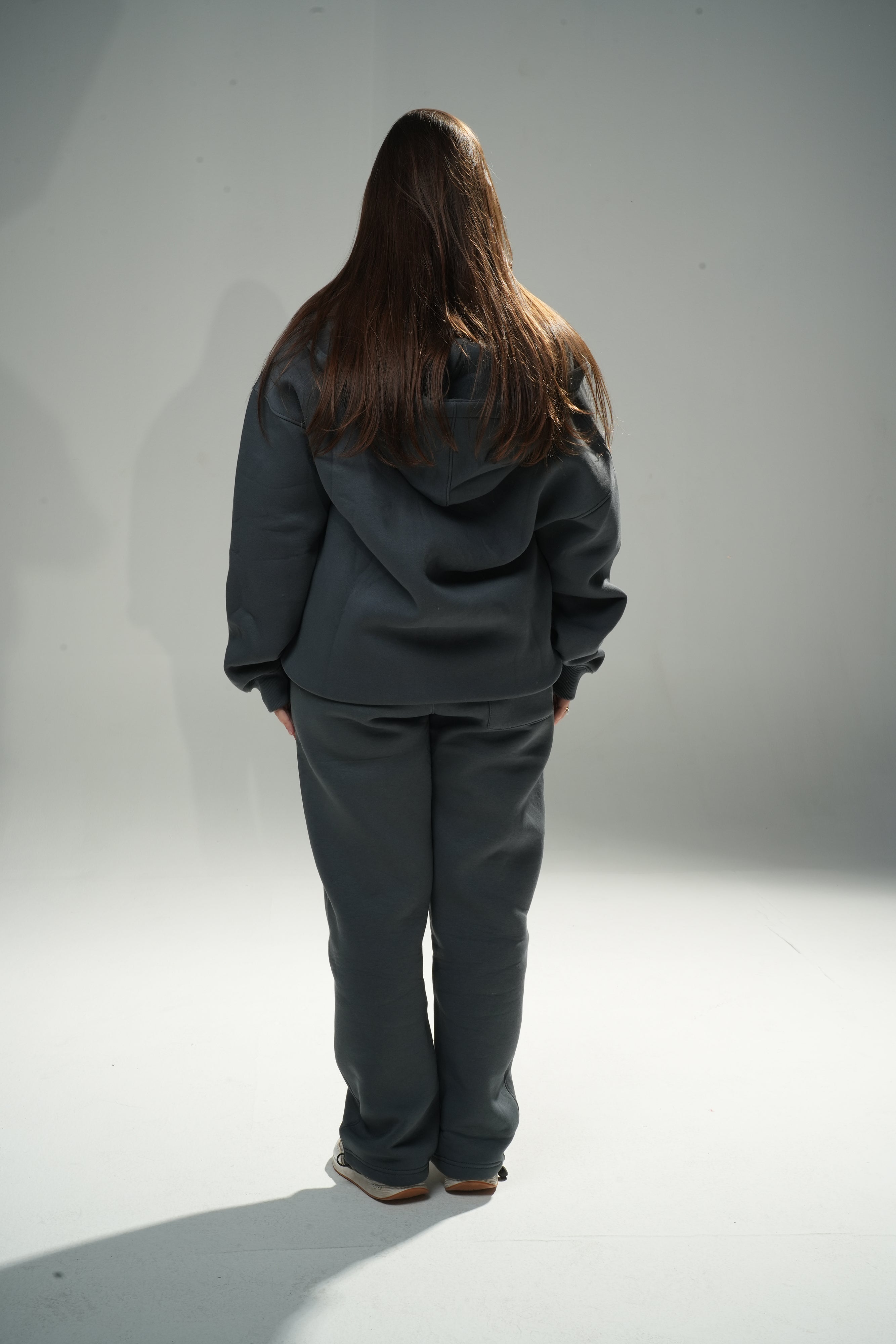 Dark Gray Full Zip up Hoodie