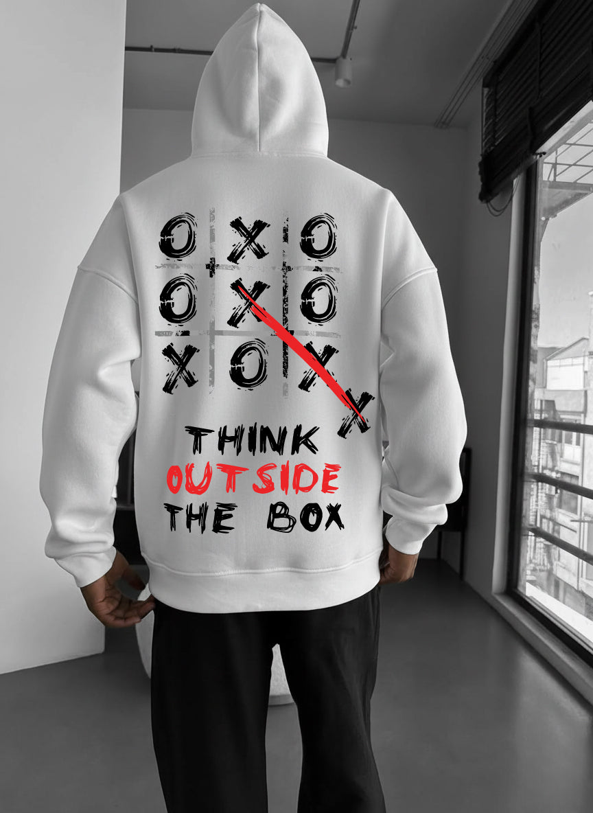 Off-White "Out Side The Box" Printed Oversize Hoodie
