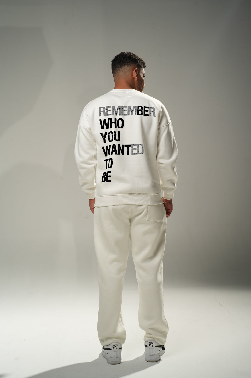 Off-White "Remember" Oversize Crew Neck Sweeter