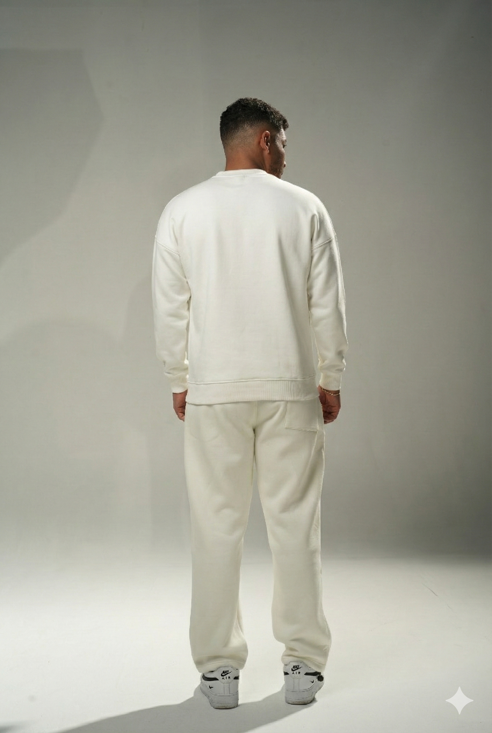 Off-White "Number" Oversize Crew Neck Sweeter