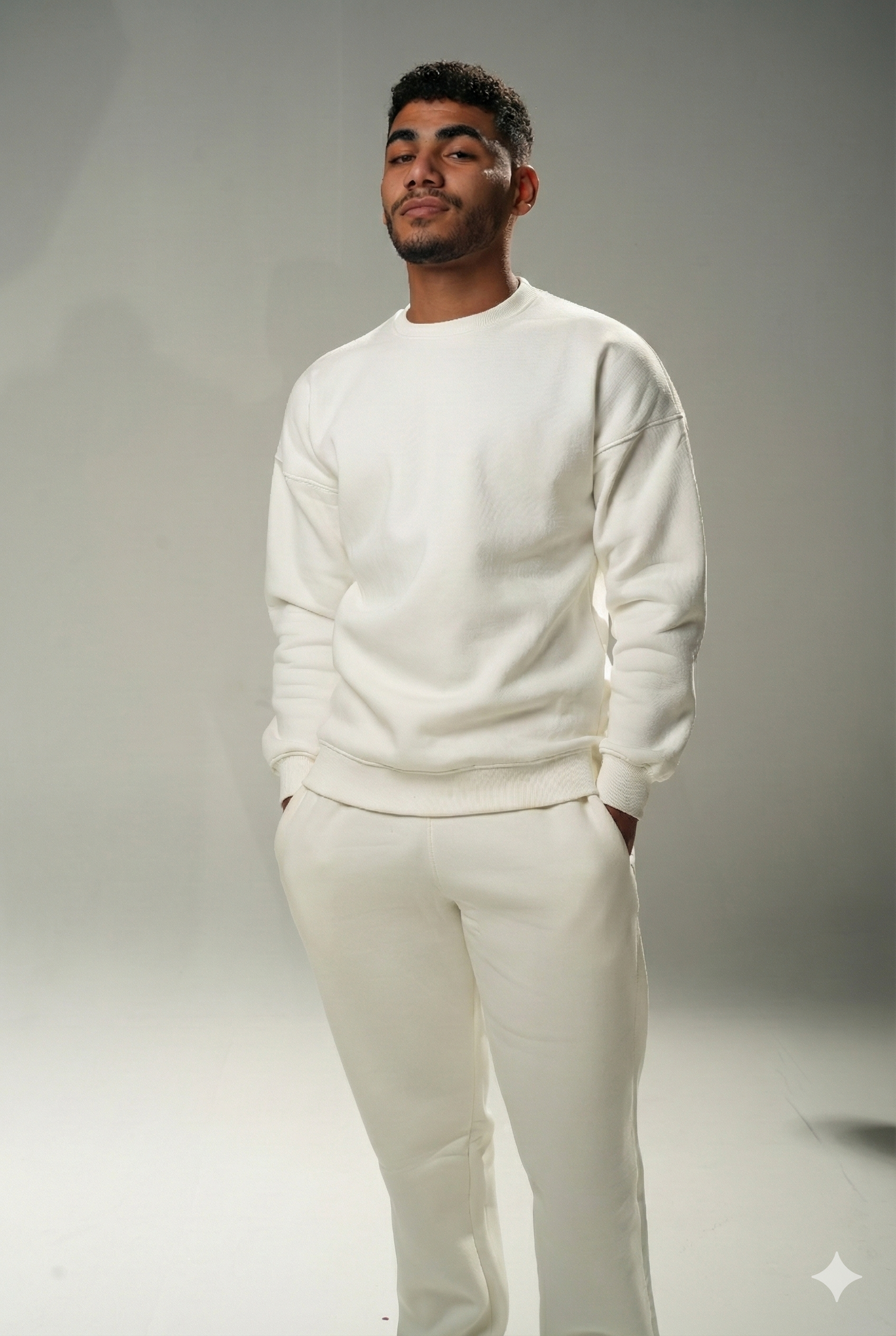 Off-White "Disagree" Oversize Crew Neck Sweeter