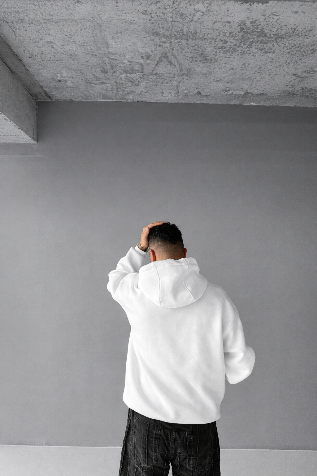 Off-White "Number" Printed Oversize Hoodie